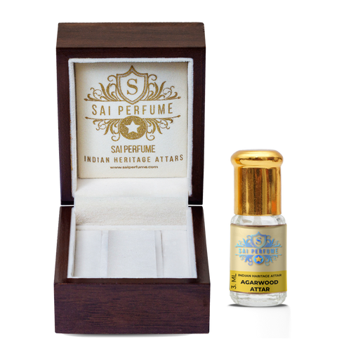Rich, natural Aquilaria Malaccensis heartwood used to hydro-distill our pure Agarwood Oudh Attar